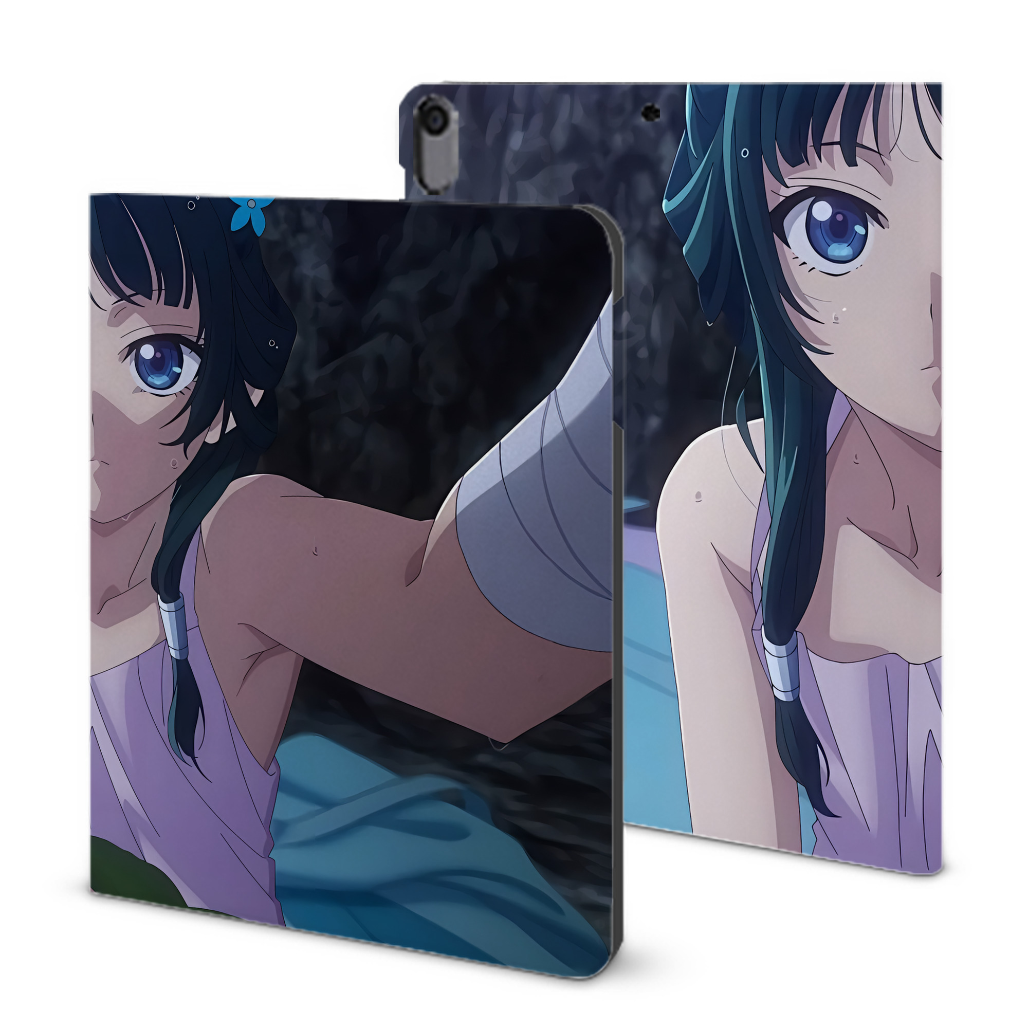 （画像用） 薬屋のひとりごと The Apothecary Diaries IPad ケース ブック型 PUレザー TPU 耐衝撃 軽量 薄型 ペン収納なし 全面保護 IPad 各モデル対応